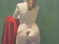 Nude and a Red Cloth