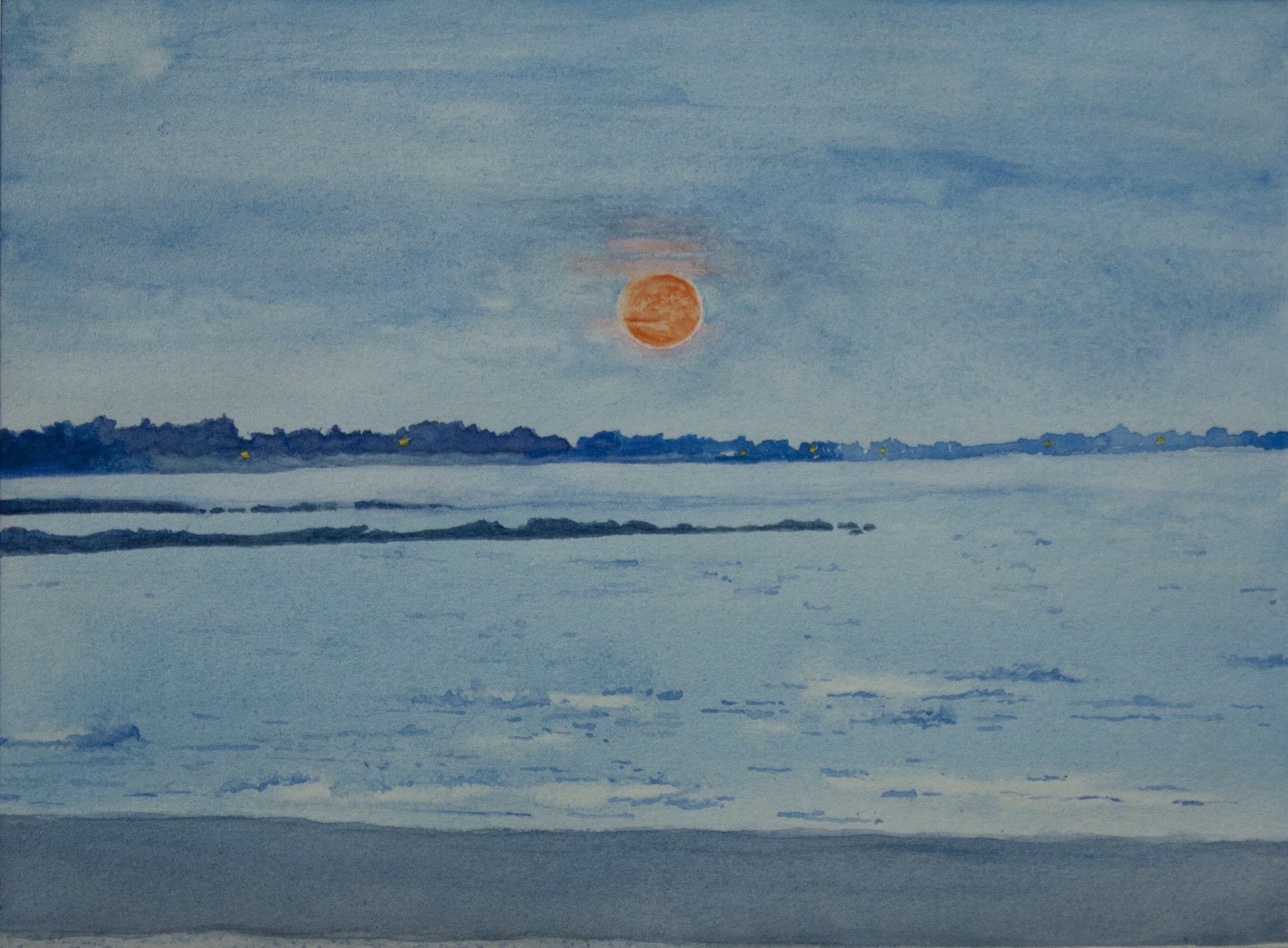 Compo-Beach-Blue-Sunset