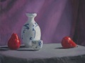 Sake-Set-and-Red-Pears